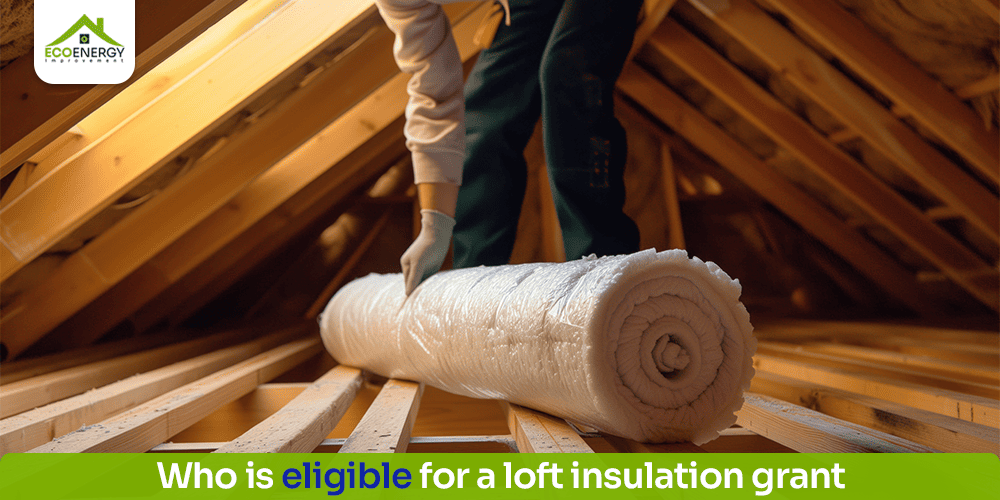 UK home receiving loft insulation under a grant