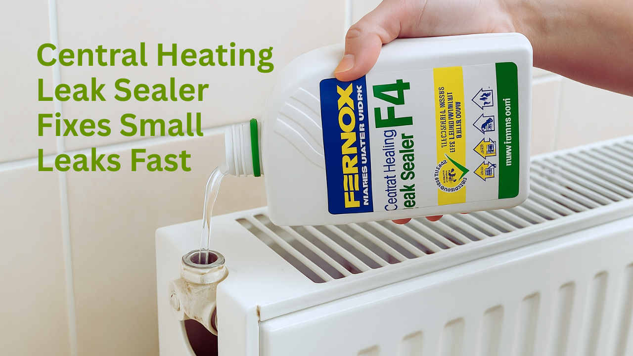 central heating leak sealer bottle UK system